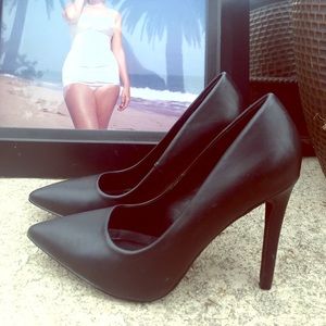 Black high heel